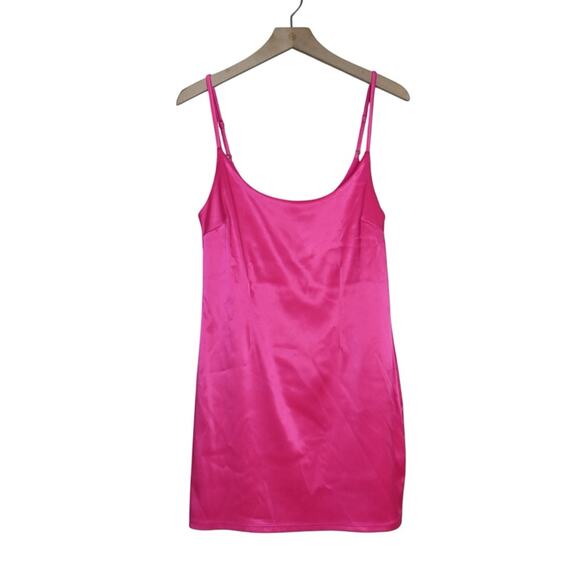 Steve Madden Womens M Mini Tobi Slip Dress in Pink Glo - Picture 2 of 10